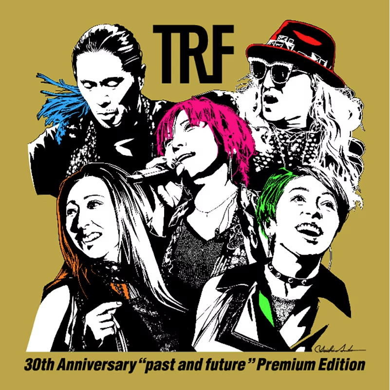 TRF30周年記念盤にETSUとCHIHARUのサイン色紙を添えた限定5セットを TRF30周年記念盤にETSUとCHIHARUのサイン色紙を添えた限定5セットを